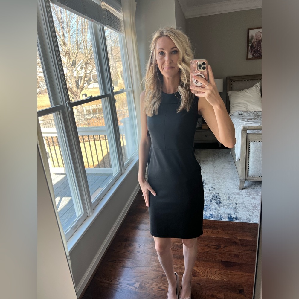 NWT Merona black fitted cocktail dress